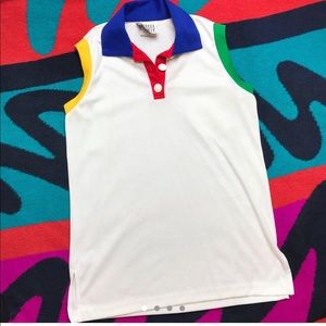 1980s Deadstock Golf Polo Tank